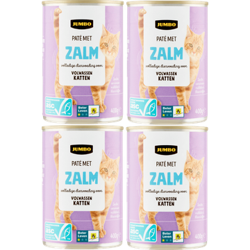 Jumbo Paté met Zalm 4 x 400 g