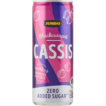 Jumbo Blackcurrant Cassis - Blik - 250 ML
