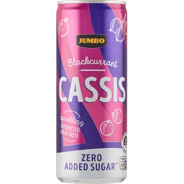 Jumbo Blackcurrant Cassis - Blik - 250 ML