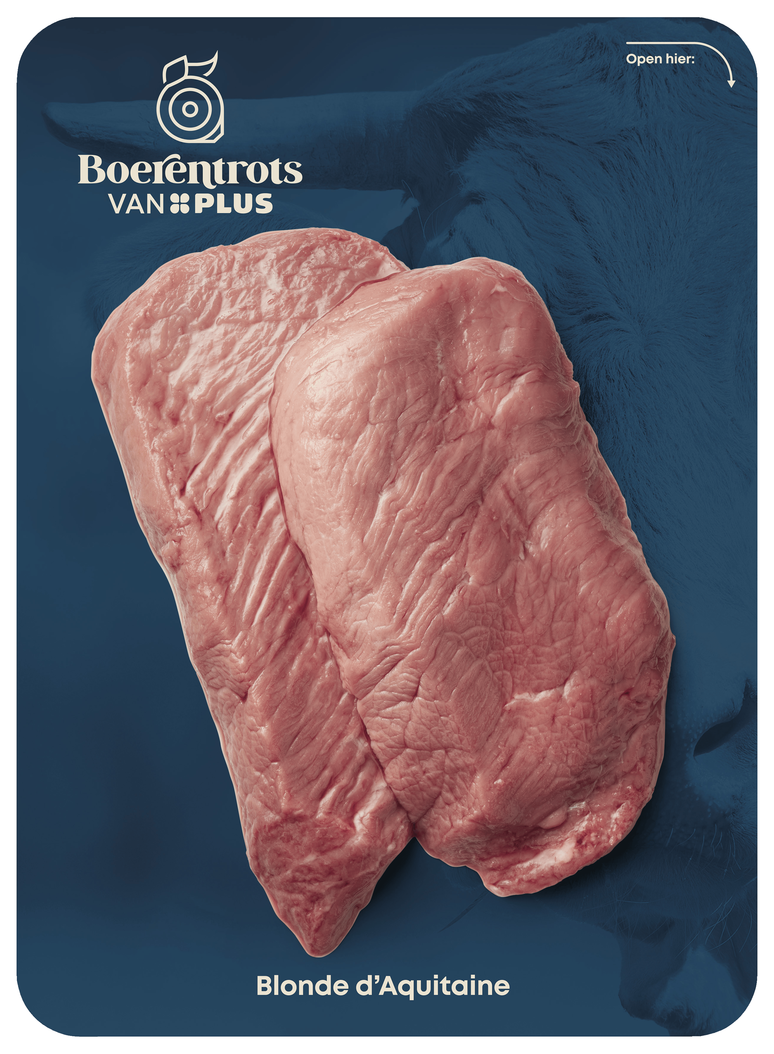 PLUS Boerentrots Rundersteak BLAQ 250 gram