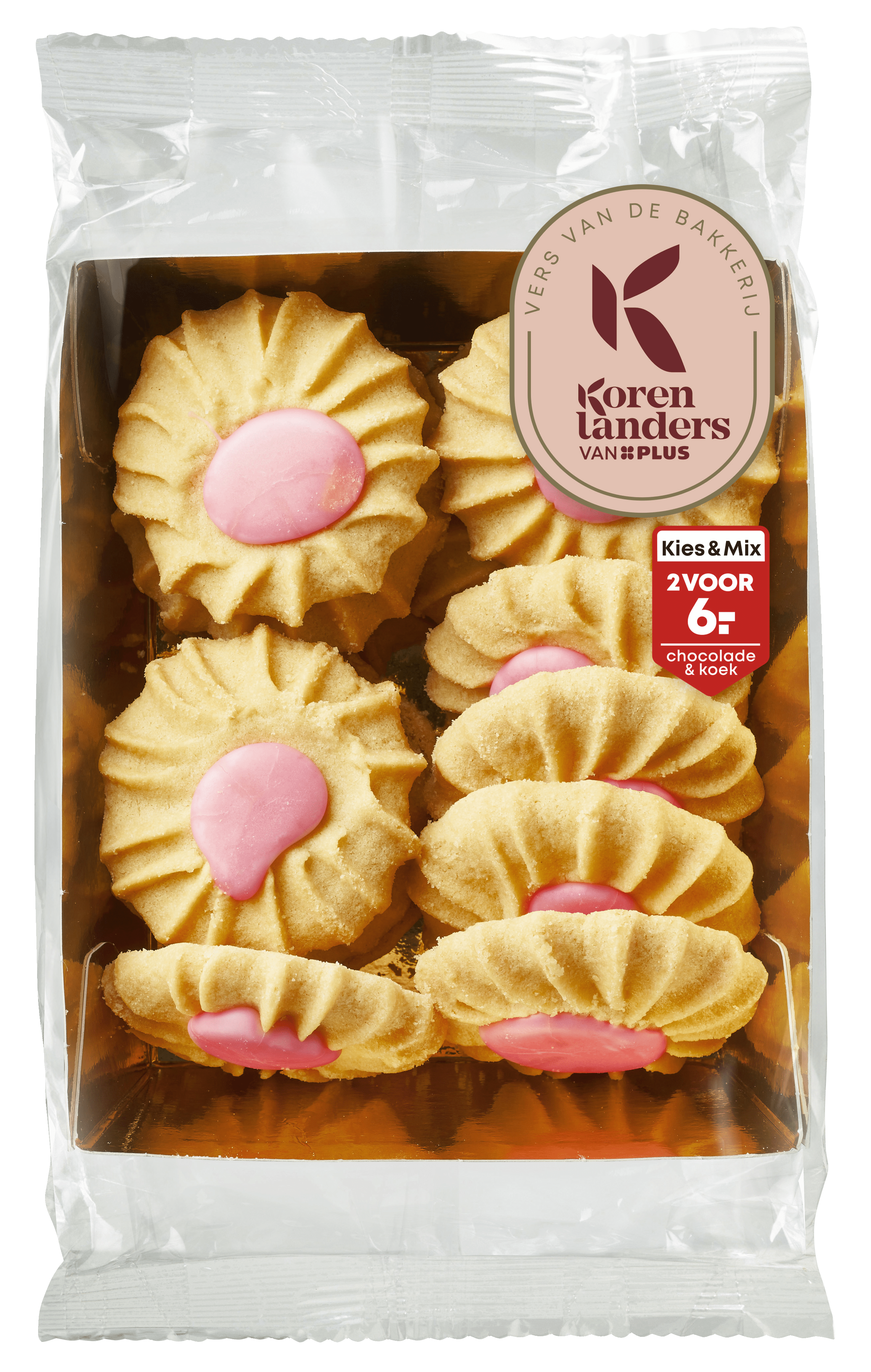 PLUS Korenlanders Roomboter margrietjes Bakje 170 g