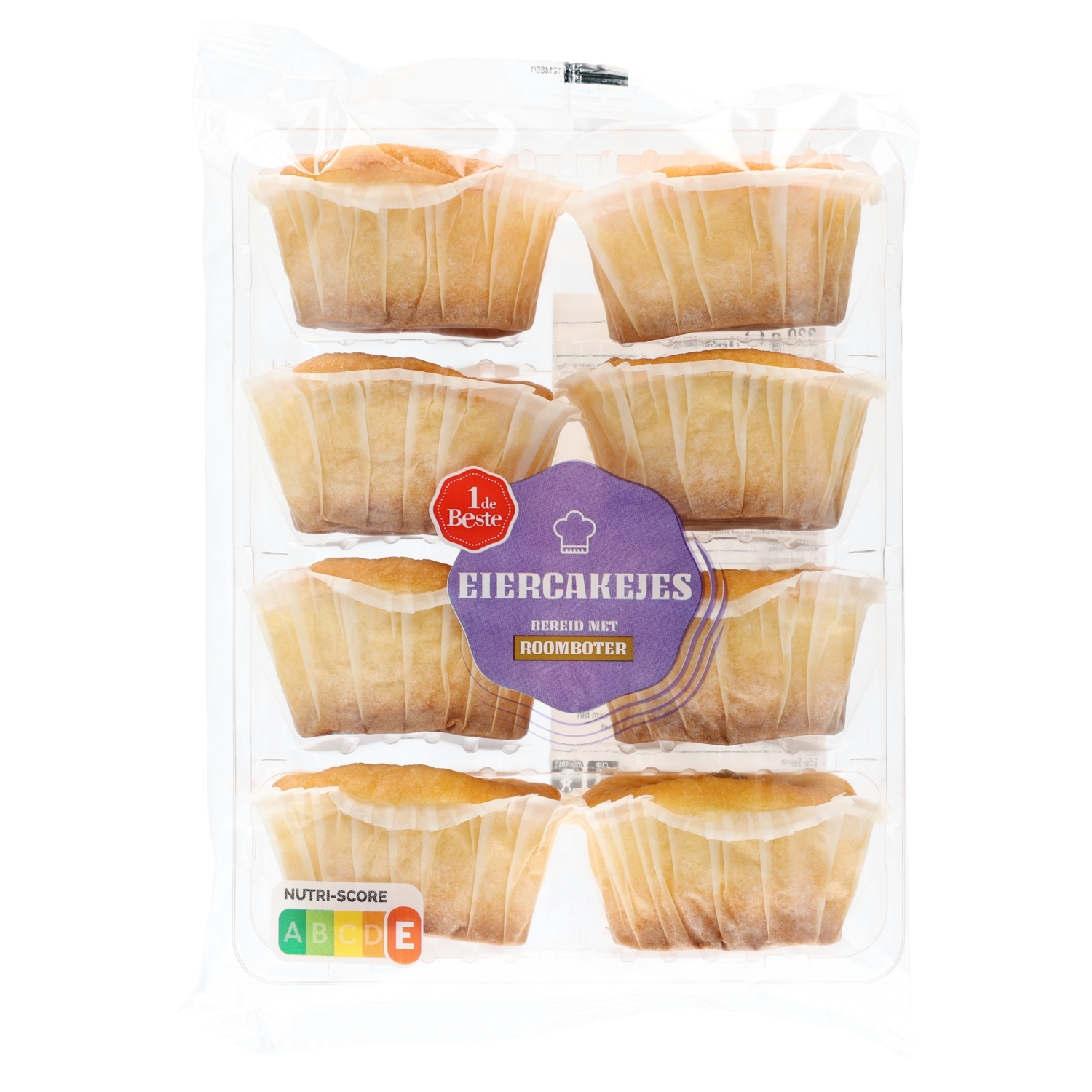 1 de Beste Eiercakejes Roomboter 8 st.