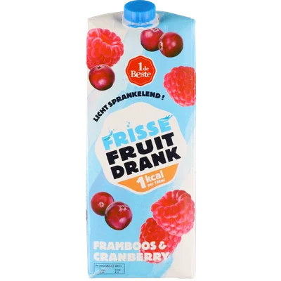 1 de Beste Tintelend met framboos-cranberry 1 kcal