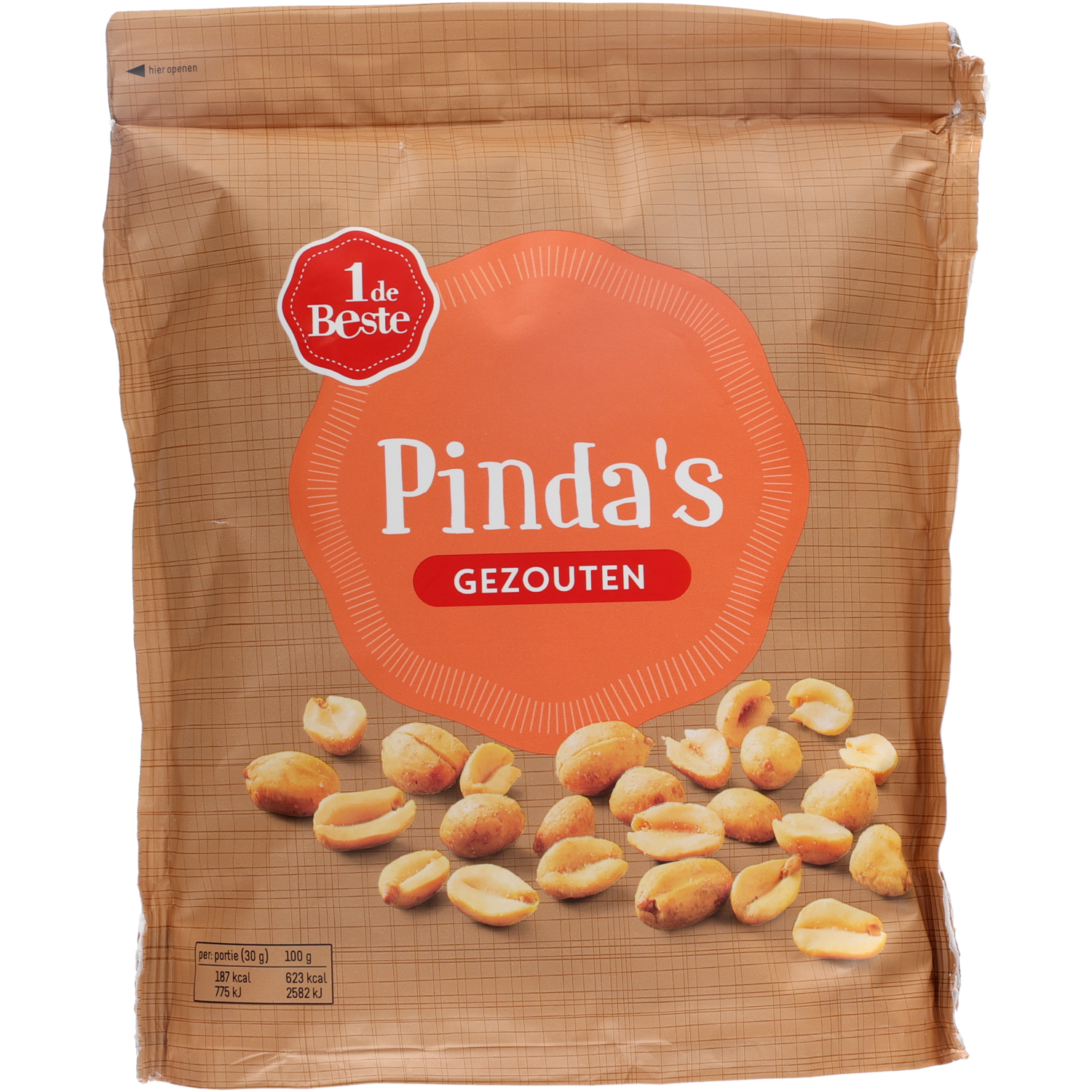 1 de Beste Pindas gebrand gezouten