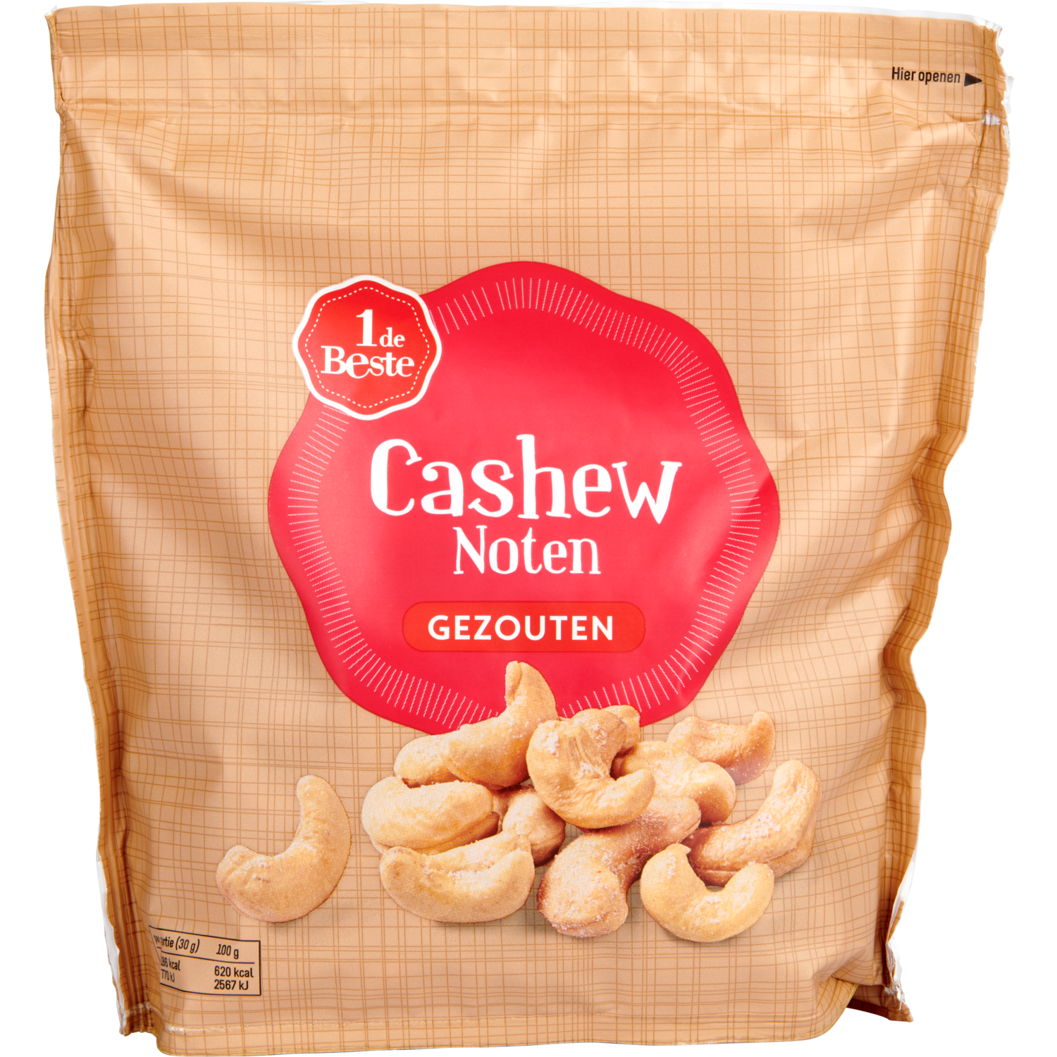 1 de Beste Cashewnoten gezouten