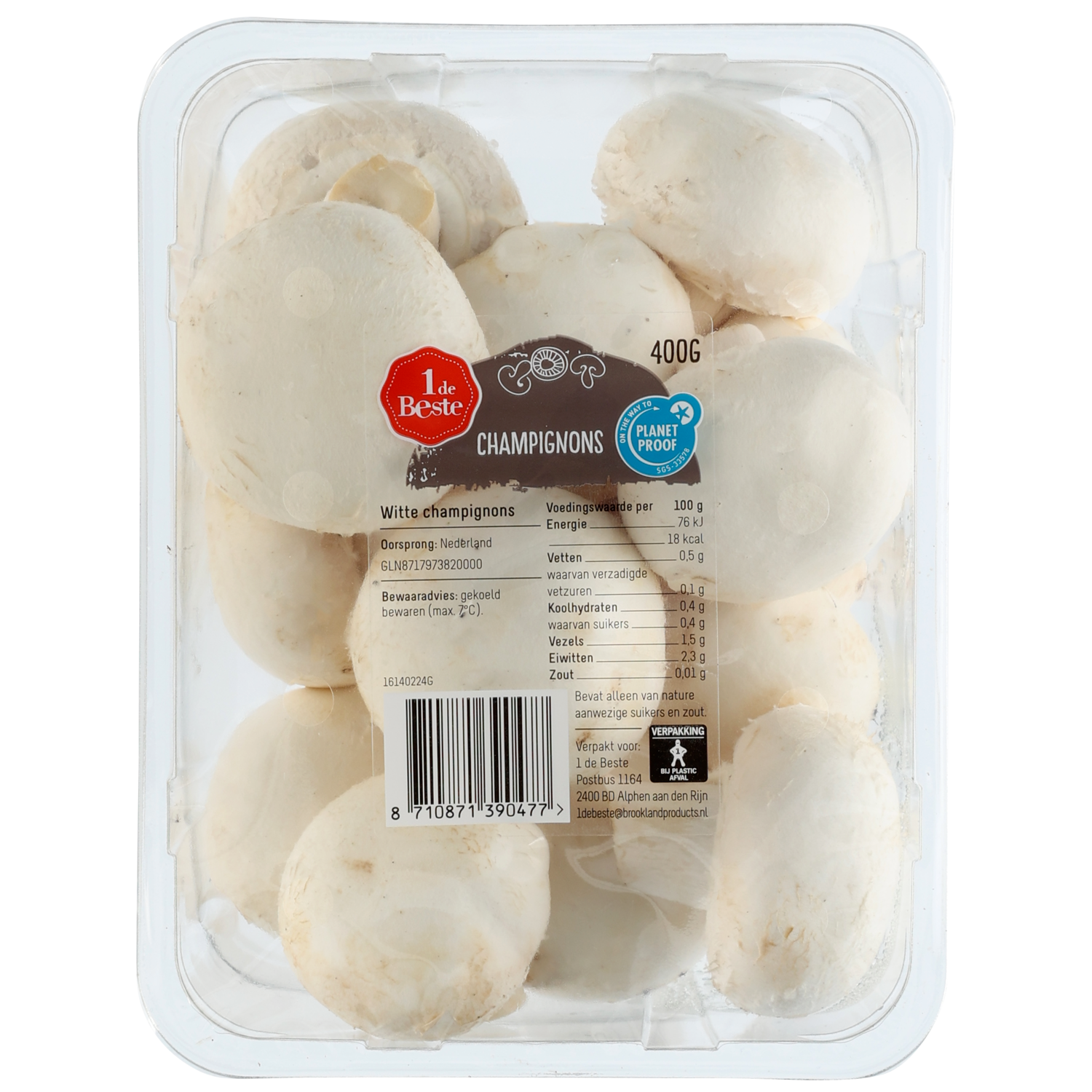 1 de Beste Kastanje champignons middel