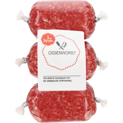 1 de Beste Ossenworst 3 st.