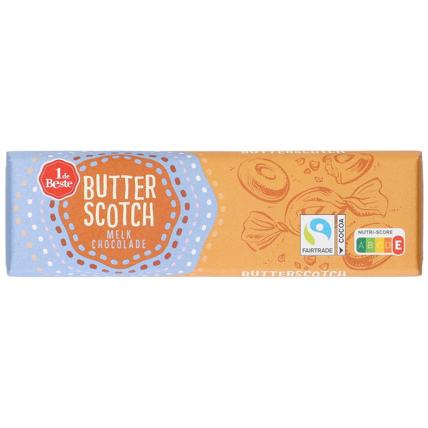 1 de Beste Chocoladereep butterscotch