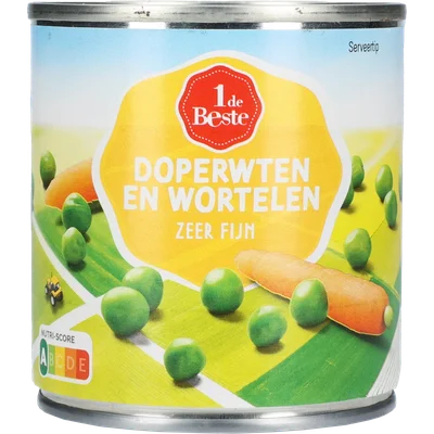 1 de Beste Doperwten en wortelen extra fijn