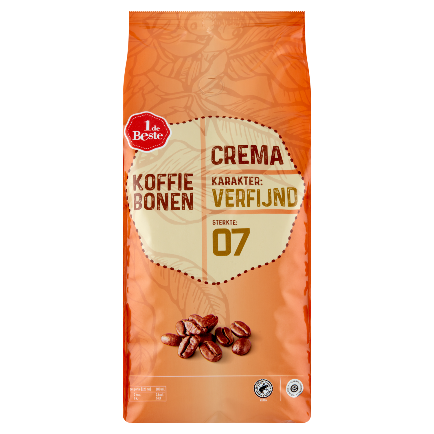 1 de Beste Koffiebonen crema