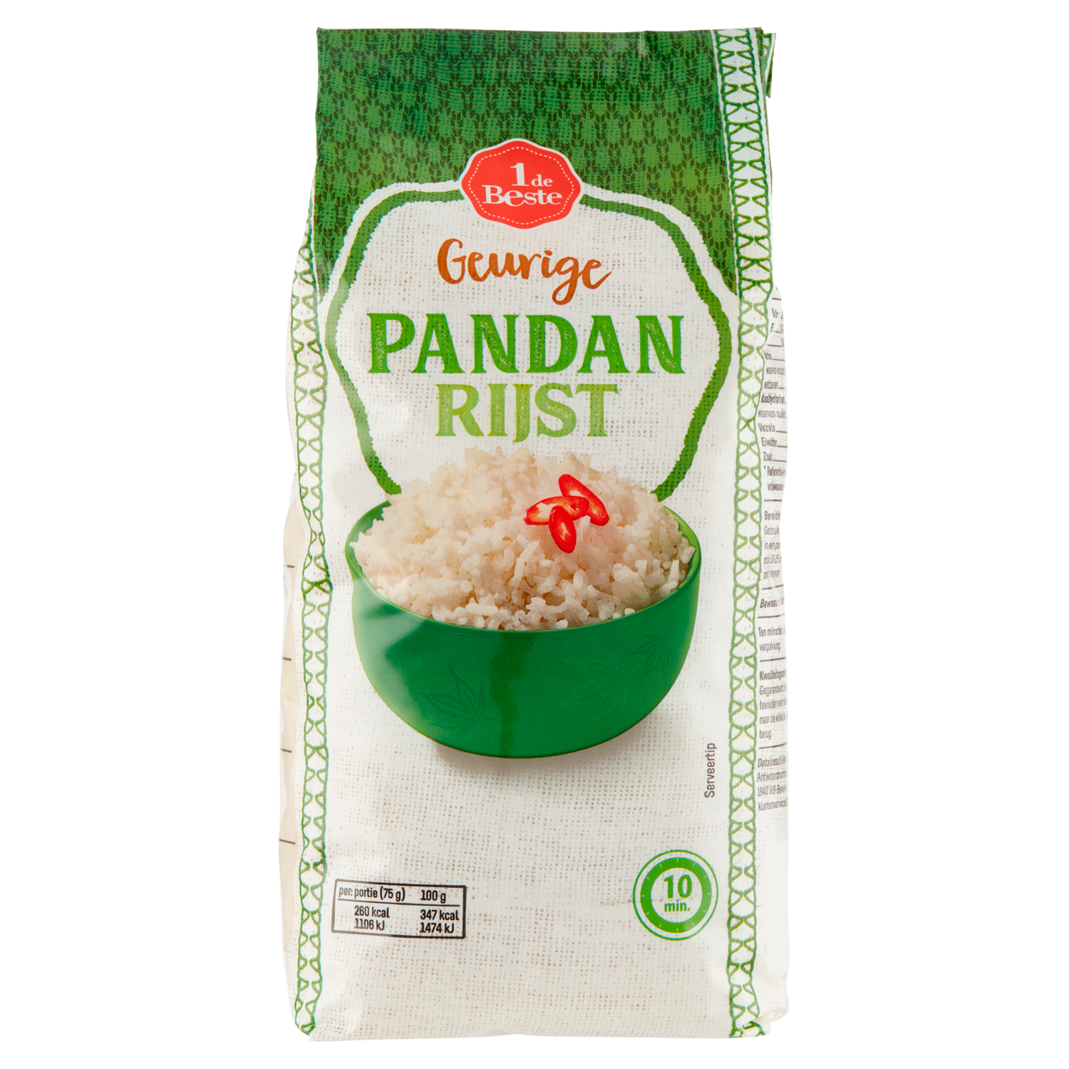1 de Beste Pandan rijst