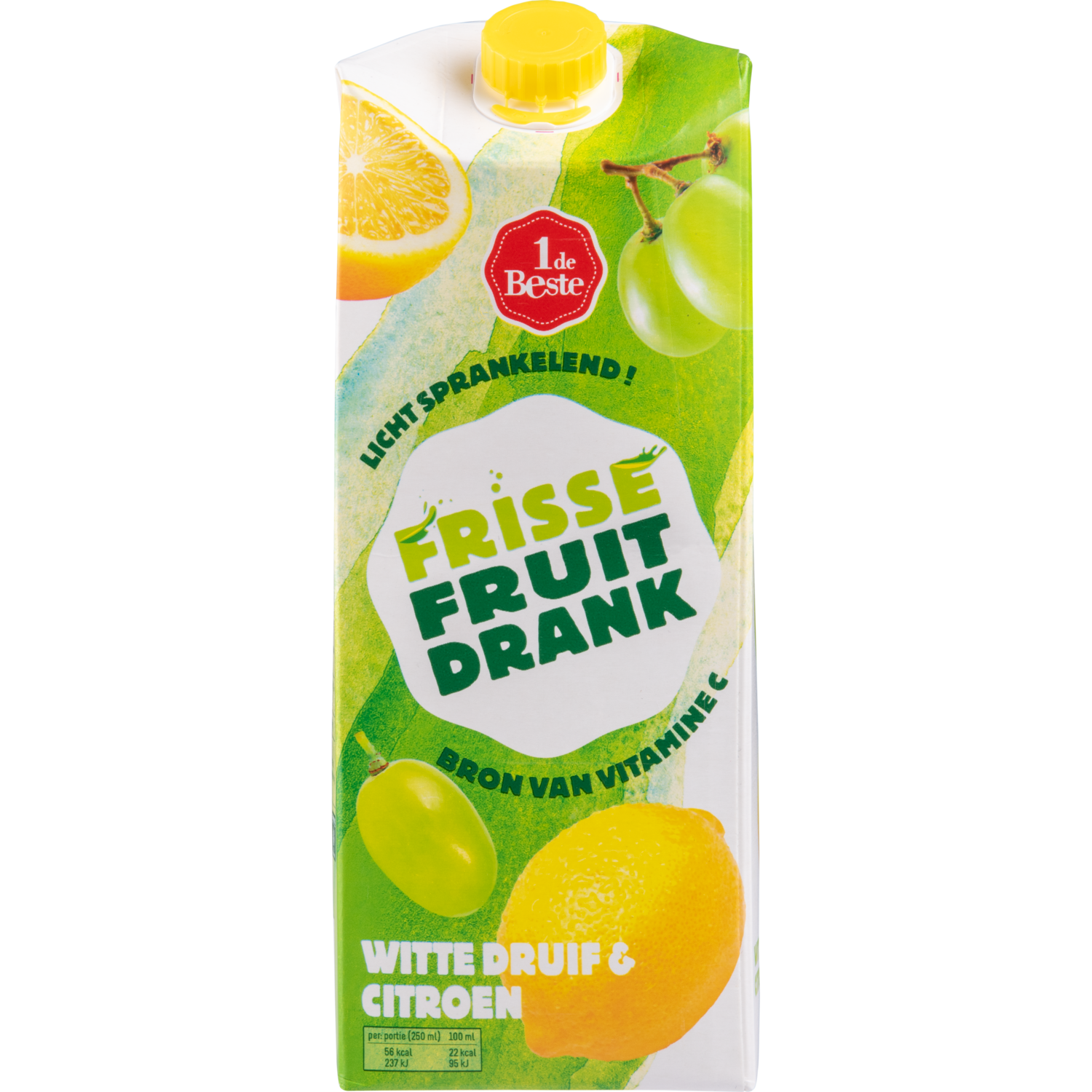 1 de Beste Frisse fruitdrank druif-citroen