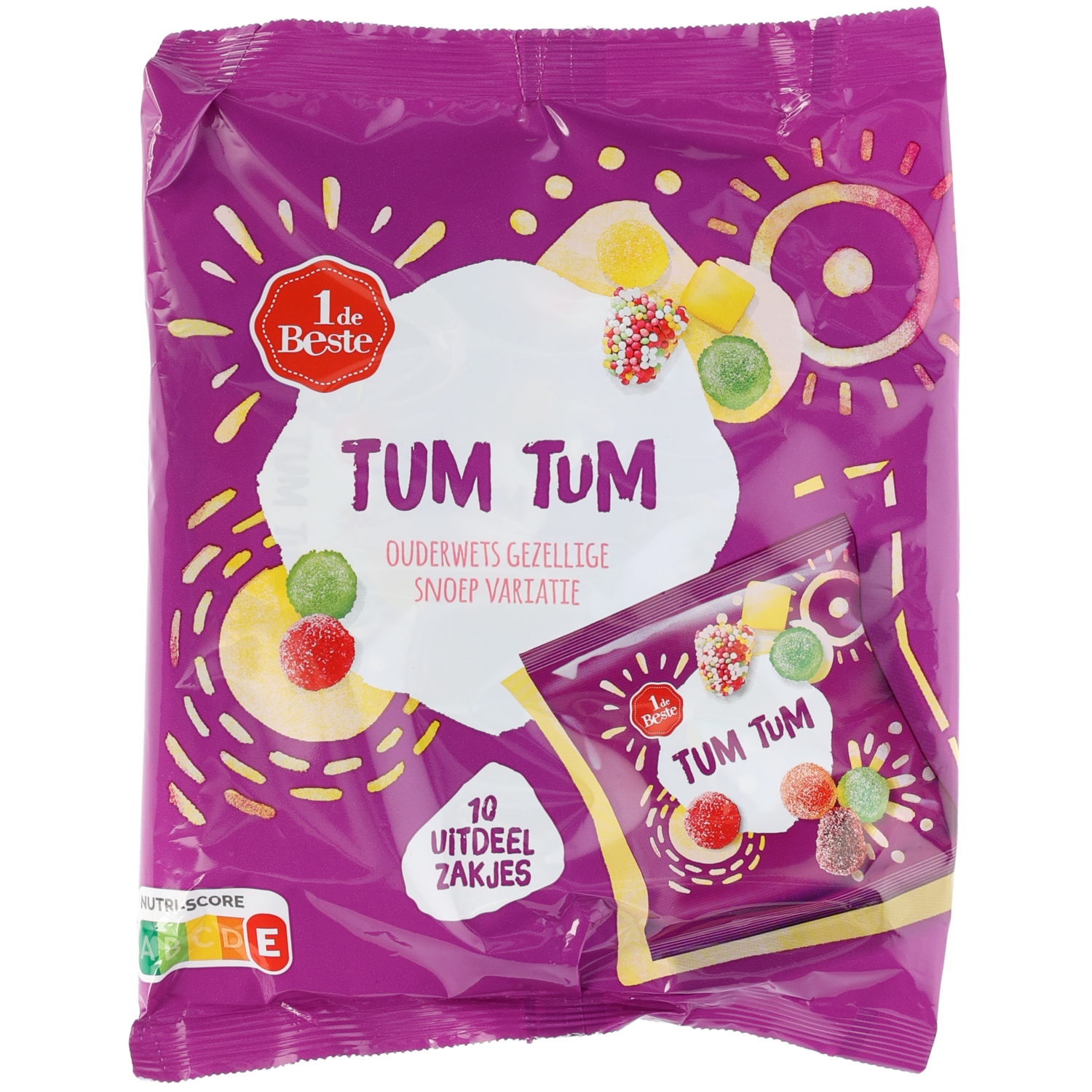1 de Beste Tumtum uitdeelzak 10 st.
