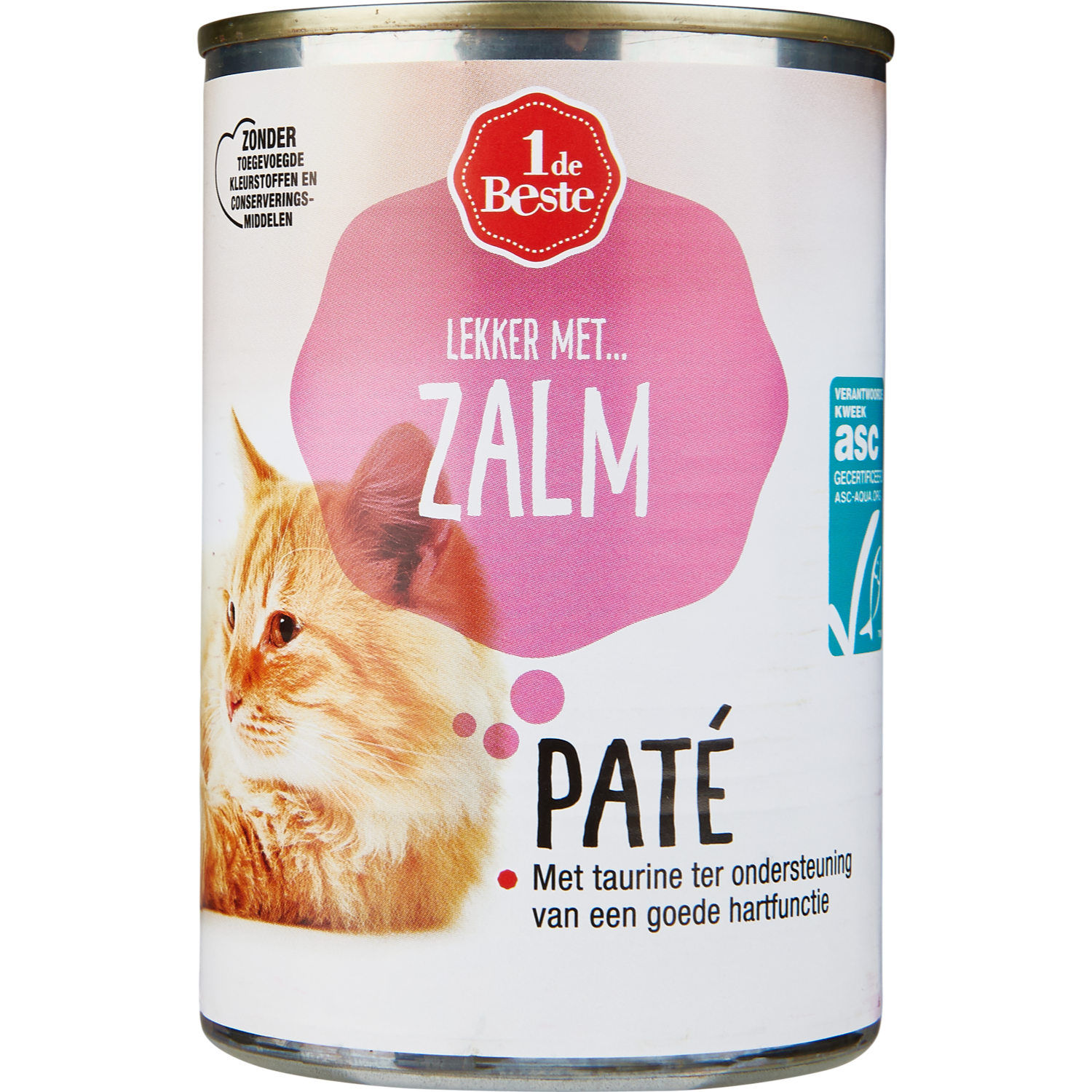 1 de Beste Kattenvoer paté zalm