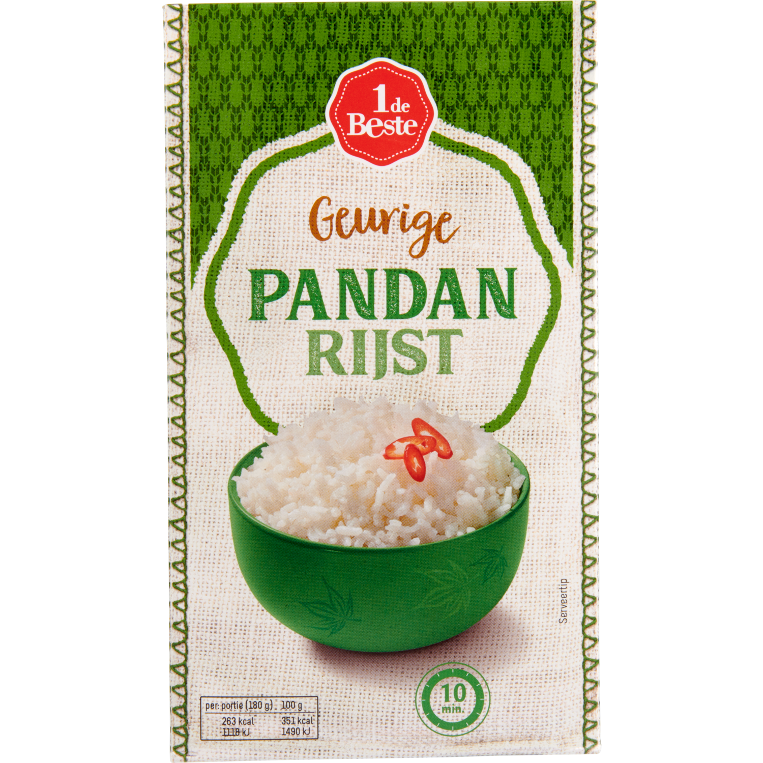 1 de Beste Pandan rijst