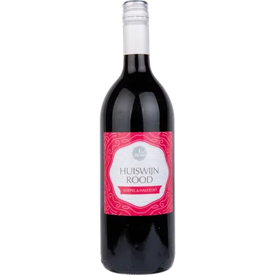 1 de Beste Huiswijn rood halfzoet