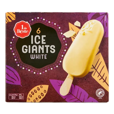 1 de Beste Ice-giants white 6 stuks