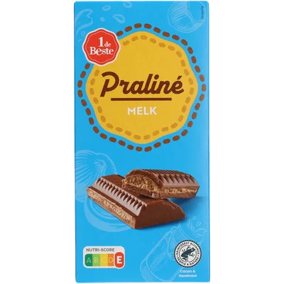 1 de Beste Praline melk bloc