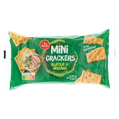 1 de Beste Mini crackers olijf-oregano