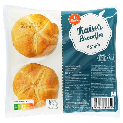 1 de Beste Kaiserbroodje 4 stuks