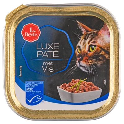 1 de Beste Kat luxe pate vis
