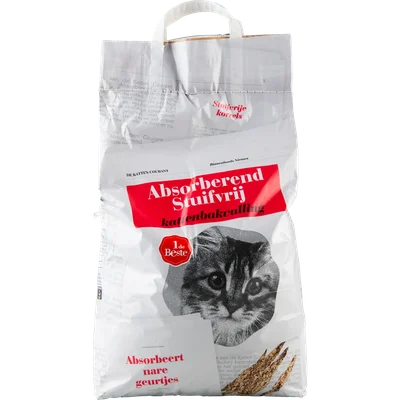 1 de Beste Kattenbakvulling absorberend stuifvrij