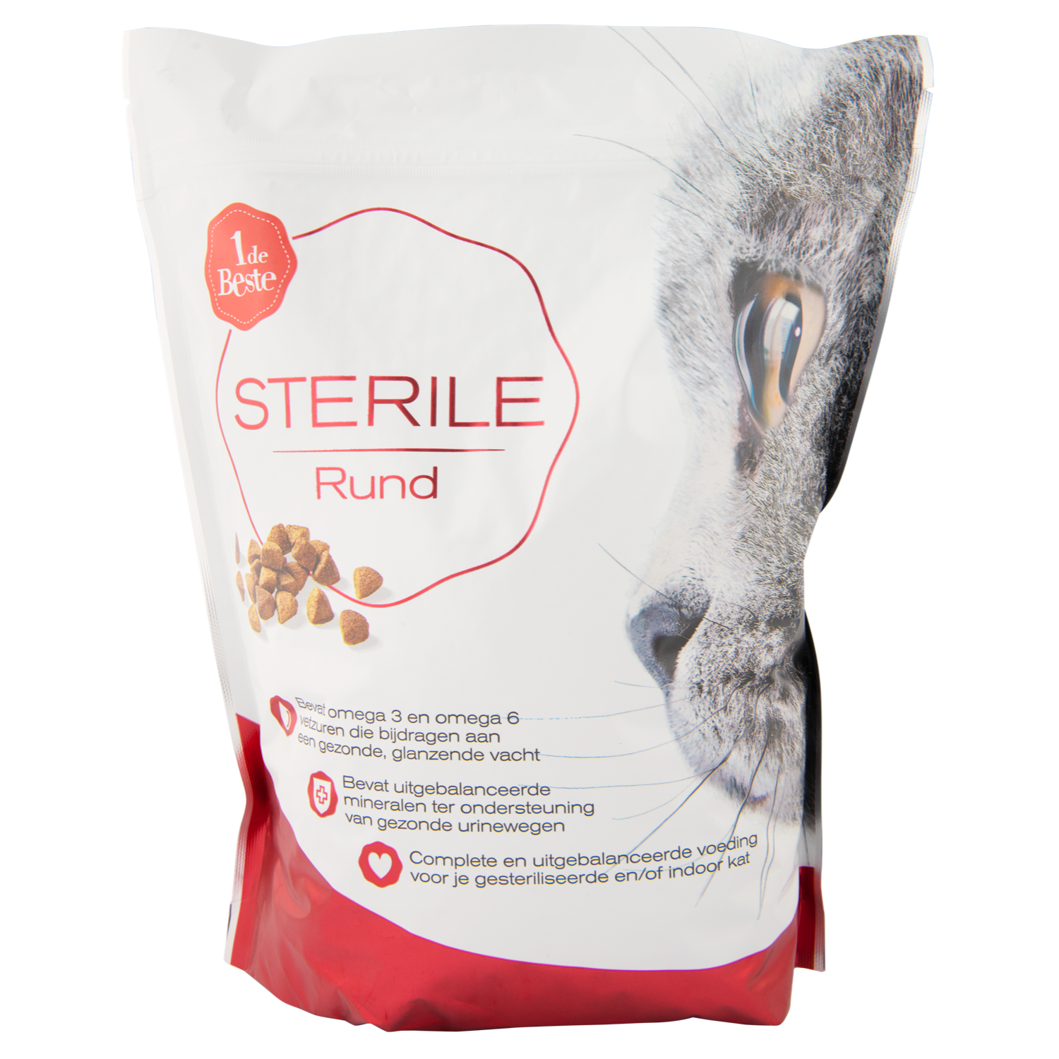 1 de Beste Kattenvoer sterile rund