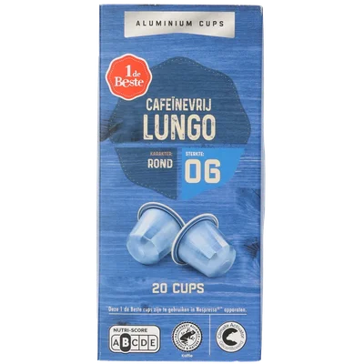 1 de Beste Koffiecups lungo decaf 20 st.