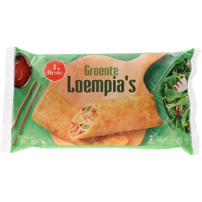 1 de Beste Loempia groente 2 stuks