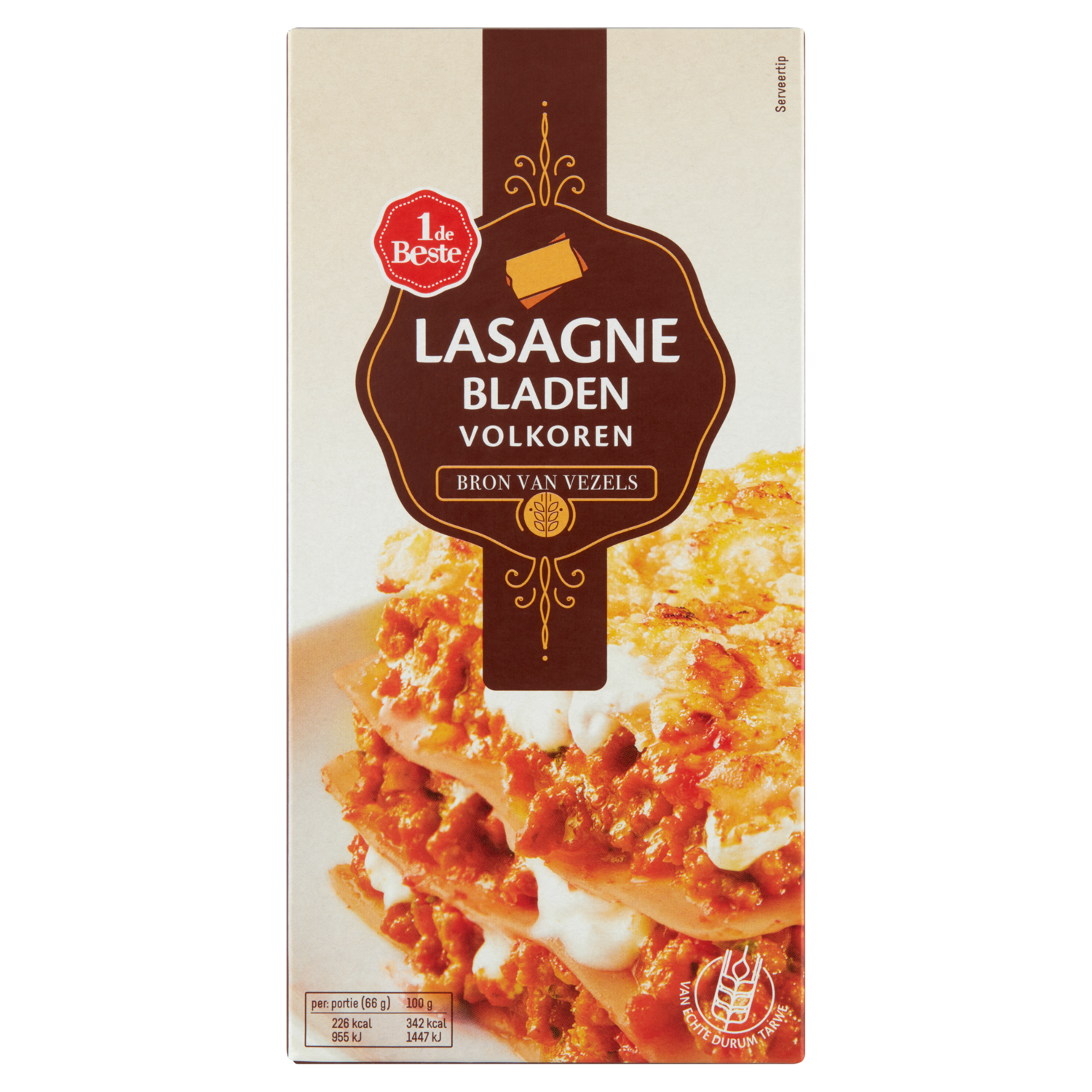1 de Beste Lasagnebladen volkoren