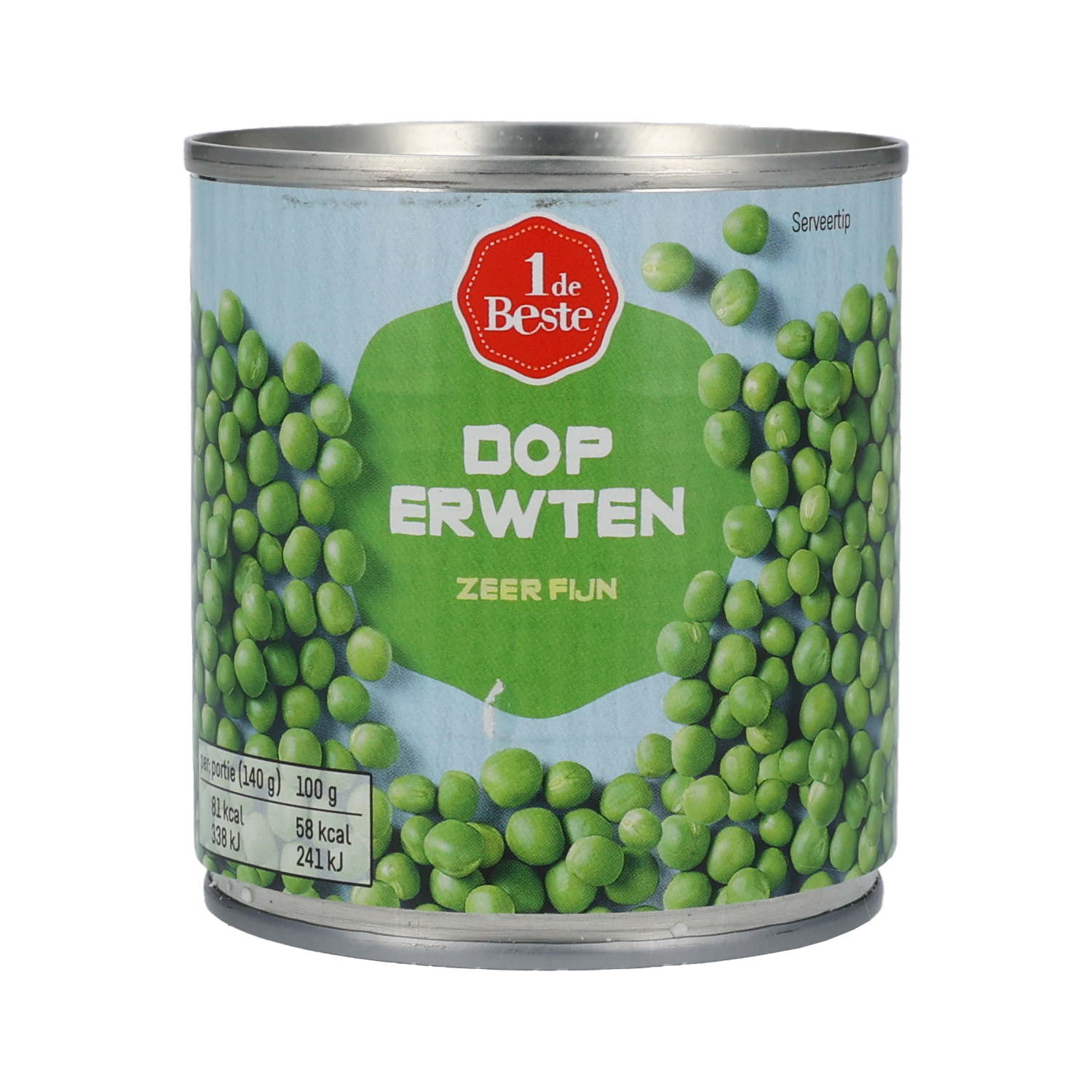 1 de Beste Doperwten zeer fijn