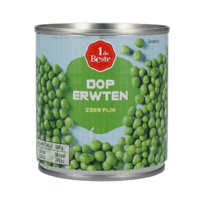 1 de Beste Doperwten zeer fijn