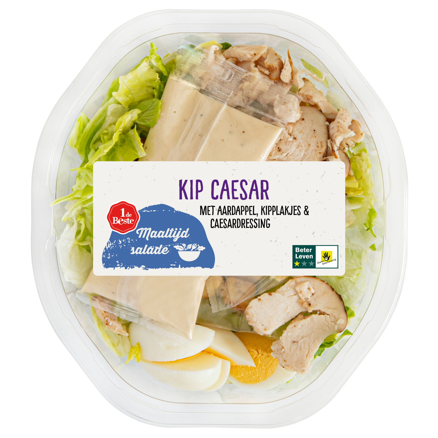 1 de Beste Maaltijdsalade kip caesar
