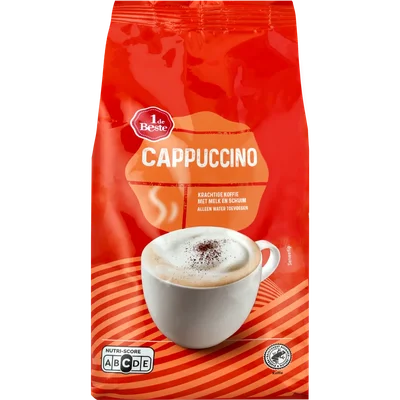 1 de Beste Oploskoffie cappuccino