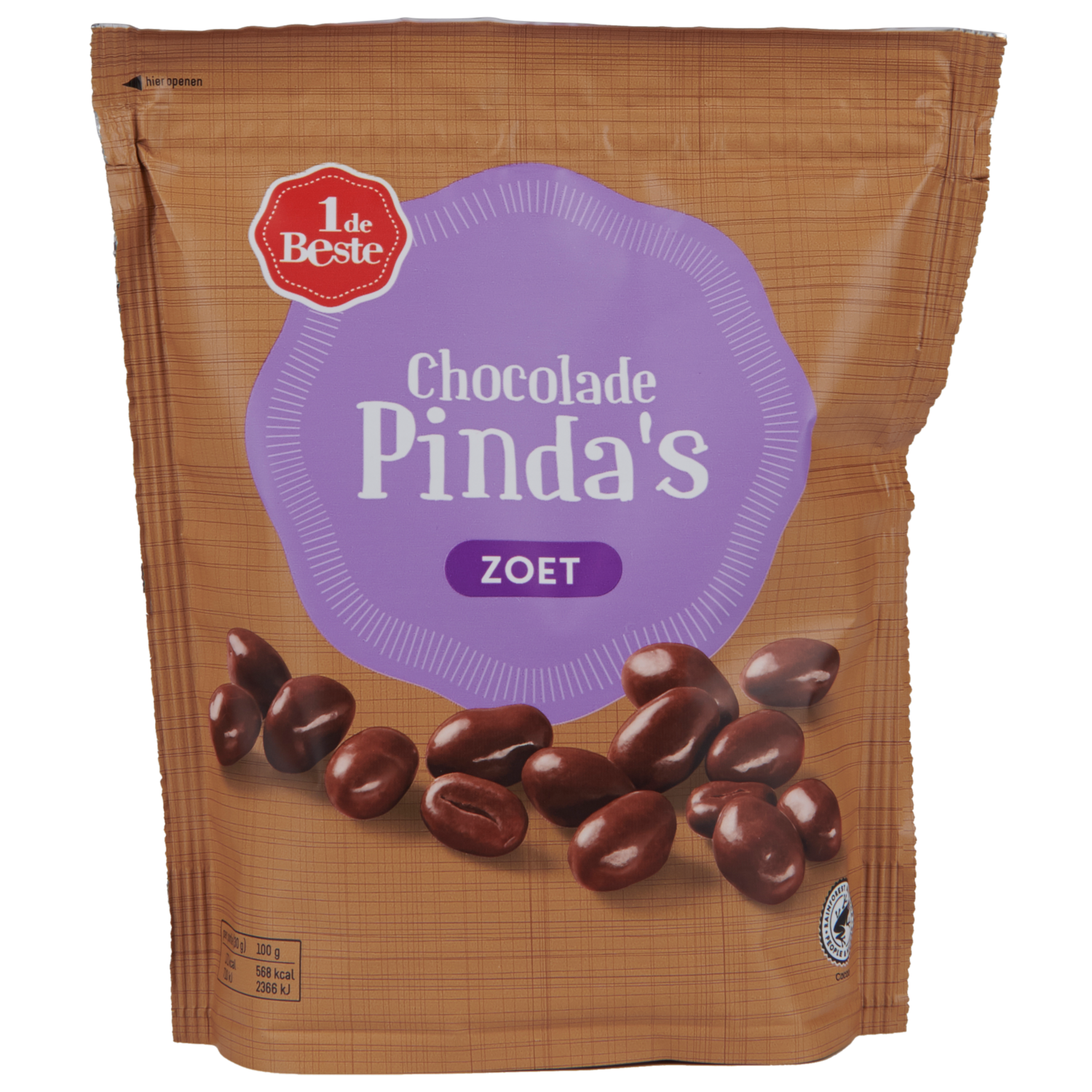 1 de Beste Chocolade pinda's