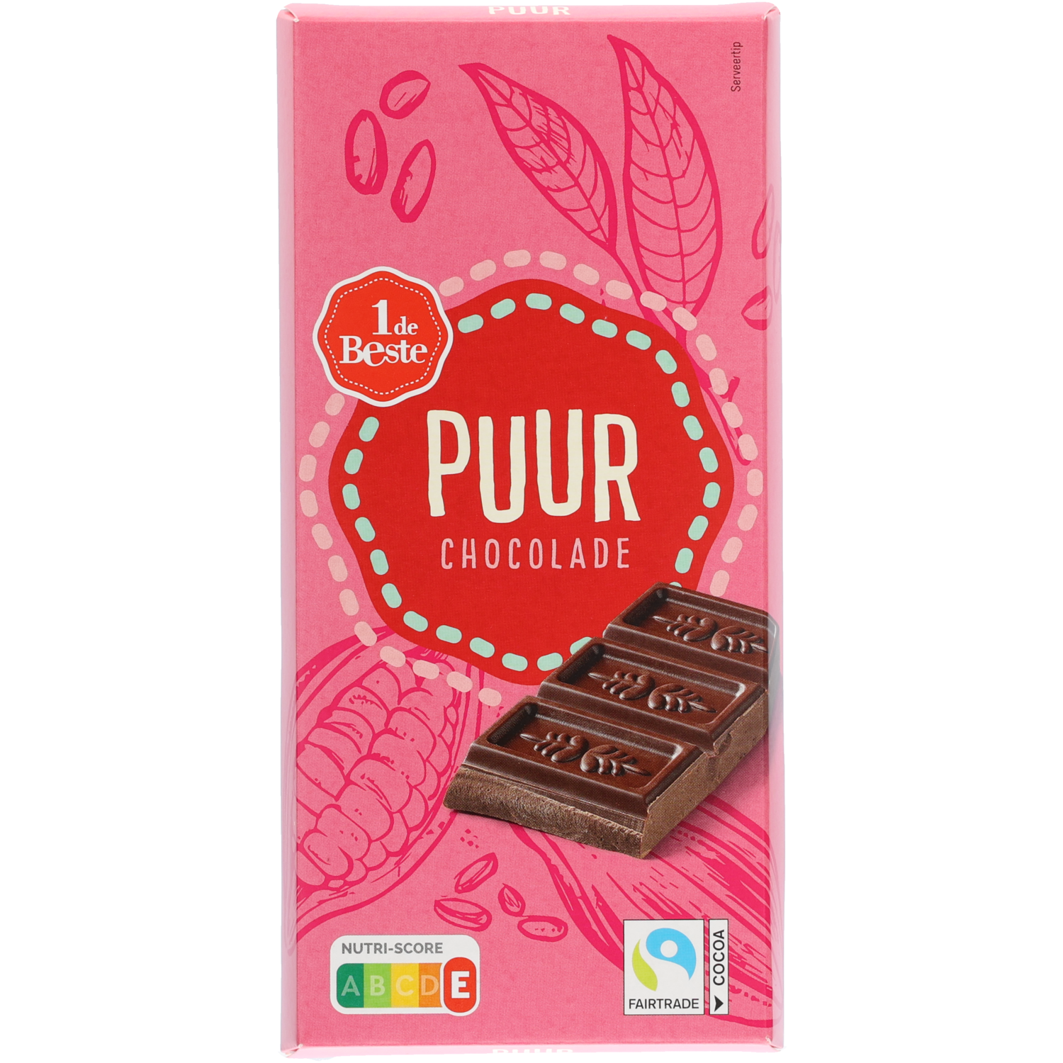 1 de Beste Chocoladereep puur
