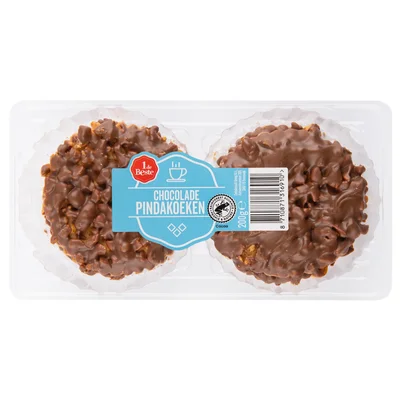 1 de Beste Pindakoeken chocolade
