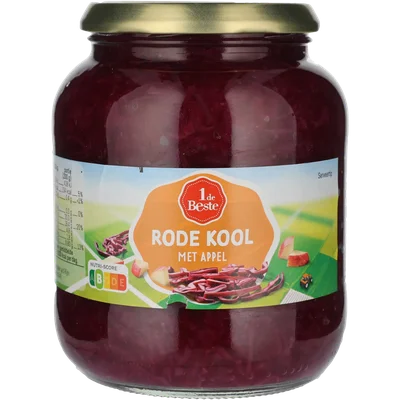 1 de Beste Rode kool met appel