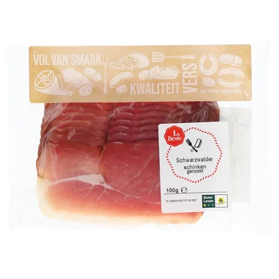 1 de Beste Schwarzwalder schinken gerookt