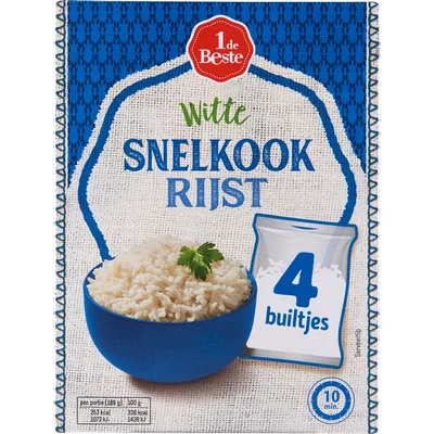 1 de Beste Snelkookrijst builtjes 4 stuks