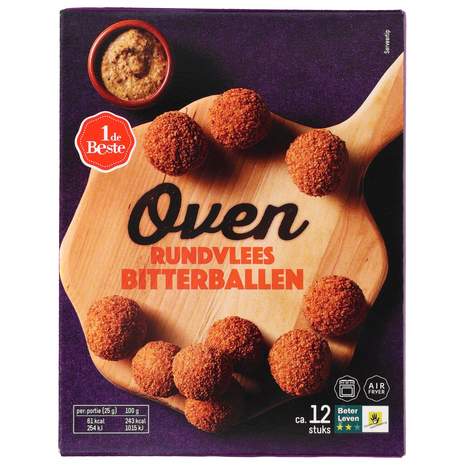 1 de Beste Oven bitterballen 12 stuks