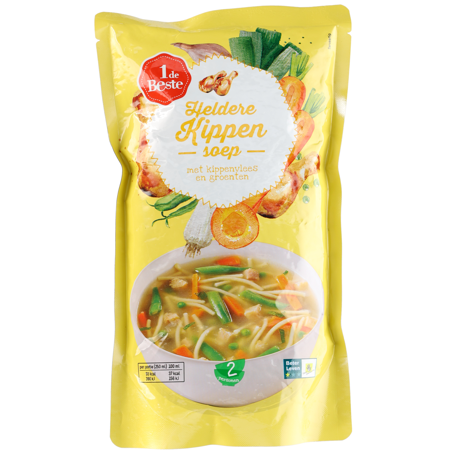 1 de Beste Heldere kippensoep
