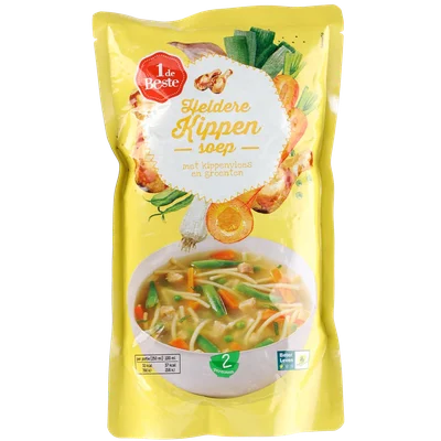 1 de Beste Heldere kippensoep