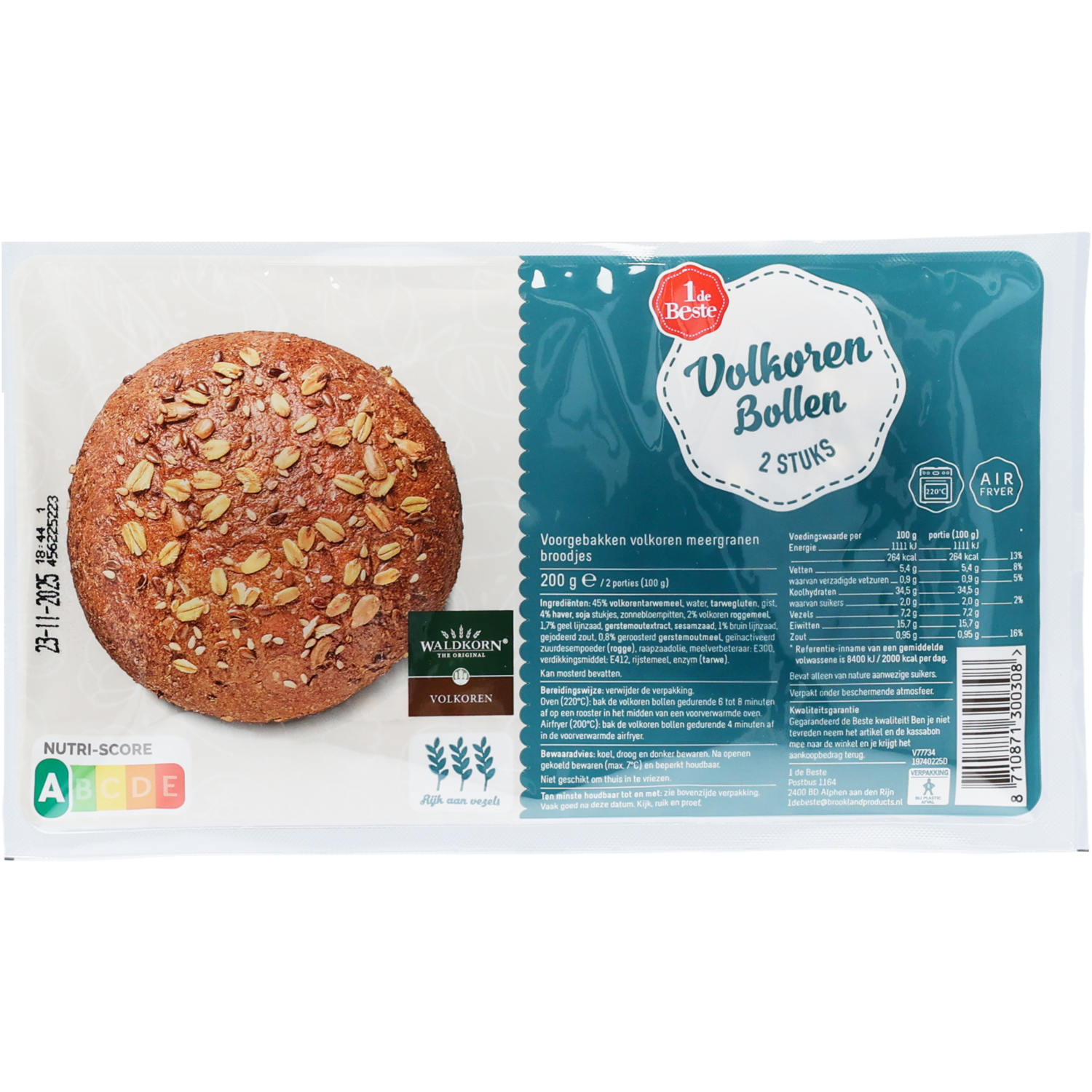 1 de Beste Waldkornbollen