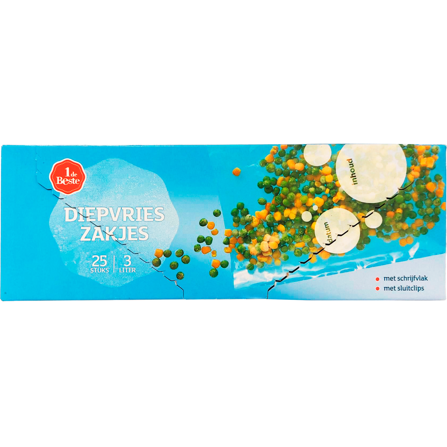 1 de Beste Diepvrieszakjes 3 liter