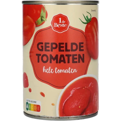 1 de Beste Gepelde tomaten