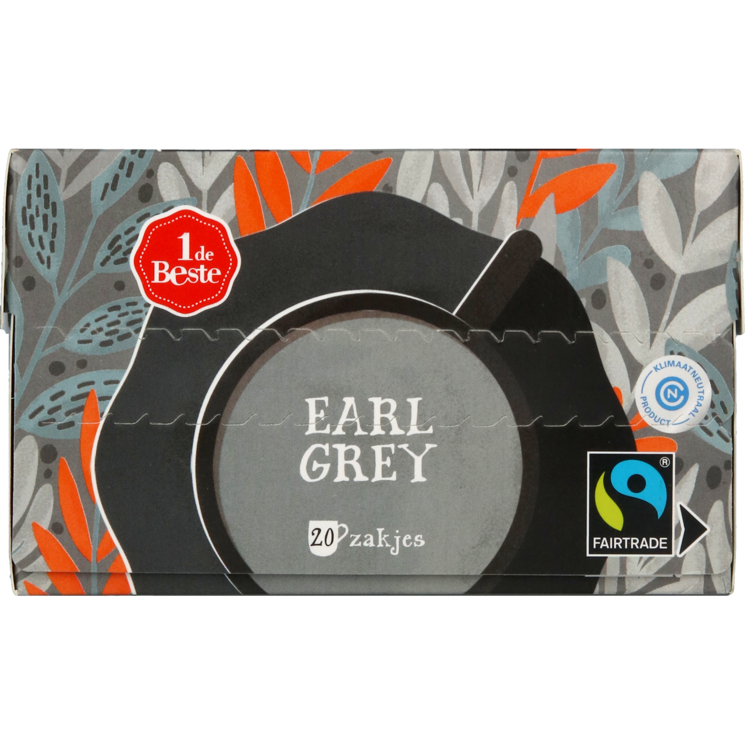 1 de Beste Zwarte thee earl grey kop 20 zakjes