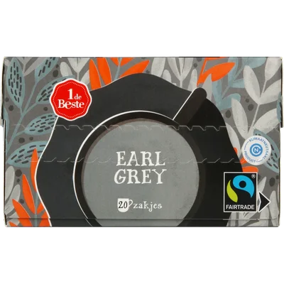 1 de Beste Zwarte thee earl grey kop 20 zakjes