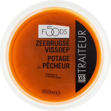 50 Foods Zeebrugse Vissoep 650ML