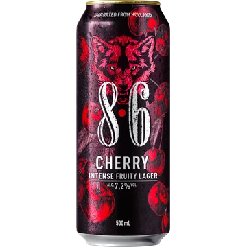 8.6 Cherry Intense Fruity Lager 500ML